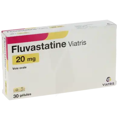 Fluvastatine Viatris 20 Mg, Gélule à Nice