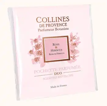 Collines De Provence Pochette Parfumée Rose Hibiscus 6g à BIGANOS