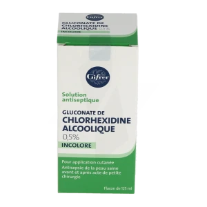 Gluconate De Chlorhexidine Alcoolique A 0,5 % Incolore Gifrer, Solution Pour Application Cutanée