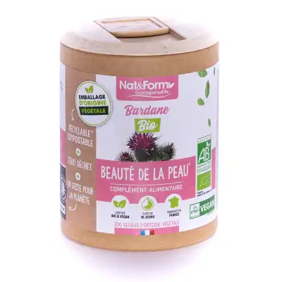 Nat&form Ecoresponsable Bardane Bio 200 Gélules Végétales à Mérignac