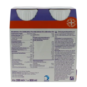 Fortimel Energy Multi Fibre Nutriment Fraise 4 Bouteilles/200ml