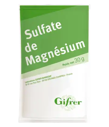 Gifrer Magnésium Sulfate Poudre 50 Sachets/30g