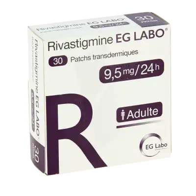 Rivastigmine Eg Labo 9,5 Mg/24 H, Patch Transdermique à Agen