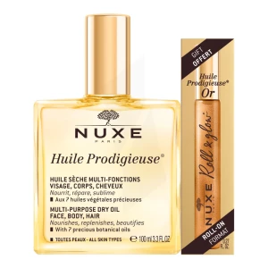 Nuxe Huile Prodigieuse Fl/100ml+roll-on Or