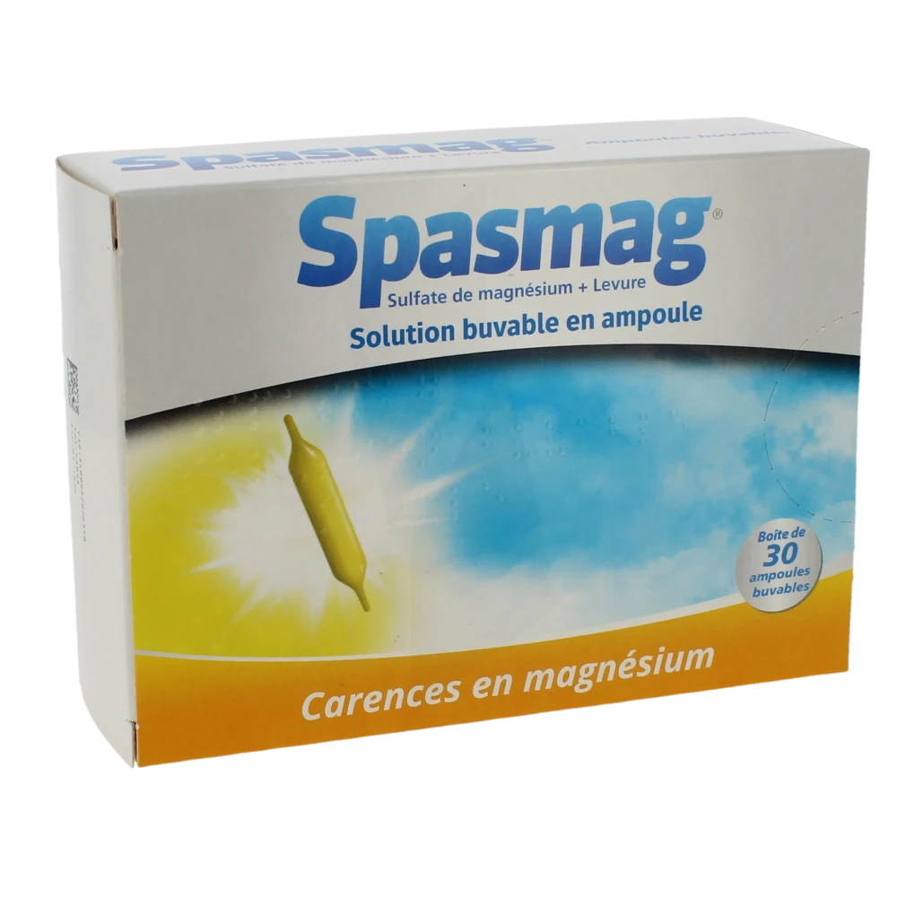 Spasmag, Solution Buvable En Ampoule