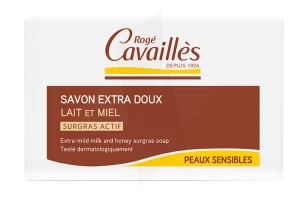 Rogé Cavaillès Savon Solide Surgras Extra Doux Lait Et Miel 250g