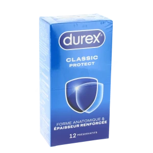 Durex Classic Protect Préservatif Avec Réservoir B/12