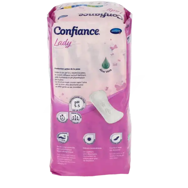 Confiance Lady Protection Anatomique Incontinence 1.5 Gouttes Sachet/14