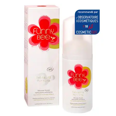 Funnybee Swinging Morning Mousse Florale Nettoyante Exfoliante Fl Pompe/100ml