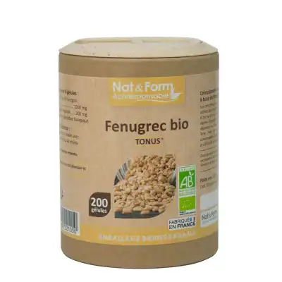 Nat&form Eco Responsable Fenugrec Gélules B/200 à Fargues-  Saint Hilaire