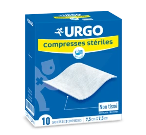 Urgo Compresse Stérile Non Tissée 10x10cm 25 Sachets/2