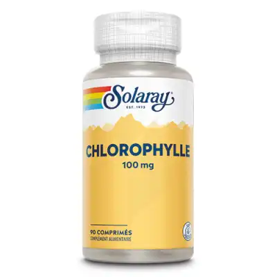 Solaray Chlorophylle 100mg Comprimés B/90 à Libourne