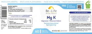 Be-life Mg K Gélules B/60
