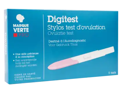 Santé Verte Digitest Test D'ovulation – Boîte De 5