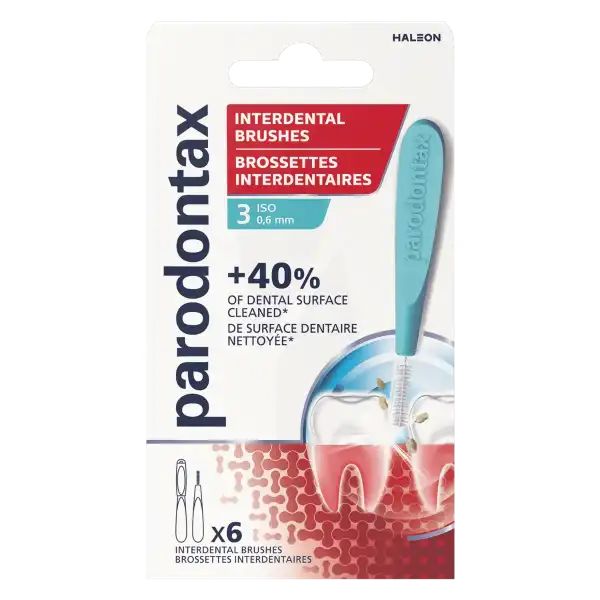 Parodontax Brossette Interdentaire T3 0,60mm B/6