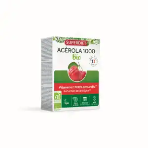 Superdiet Acérola 1000 Bio Comprimés à Croquer B/24 à BRUGUIERES