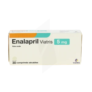 Enalapril Viatris 5 Mg, Comprimé Sécable
