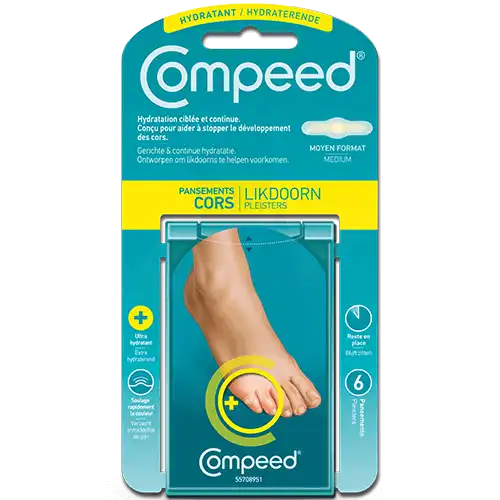 Compeed Soin Du Pied Pansements Hydratant Cors B/6