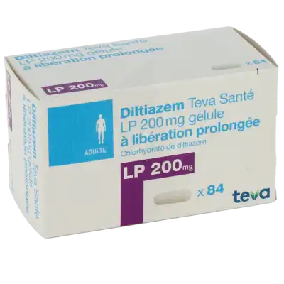 Diltiazem Teva Sante Lp 200 Mg, Gélule à Libération Prolongée à TOULOUSE