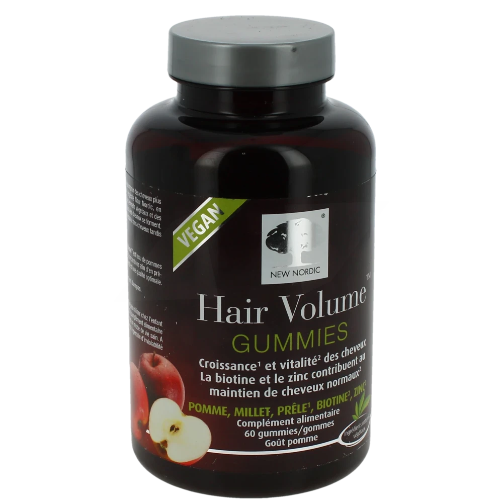 New Nordic Hair Volume Croissance Cheveux Gummies Pot/60