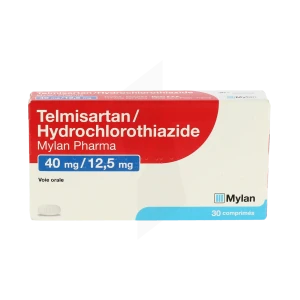 Telmisartan/hydrochlorothiazide Viatris 40 Mg/12,5 Mg, Comprimé