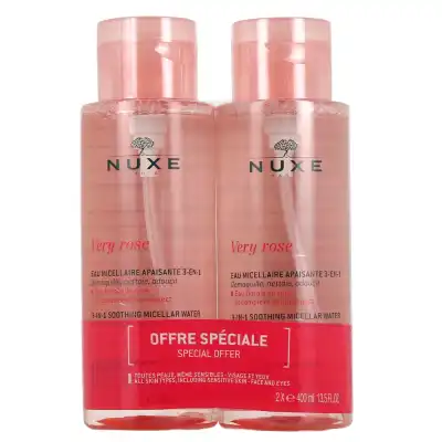 Nuxe Very Rose Eau Micellaire Apaisante 3 En 1 2fl Pompe/400ml à TOULOUSE