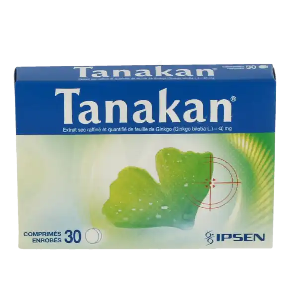 Tanakan 40 Mg, Comprimé Enrobé Pvc/alu/30