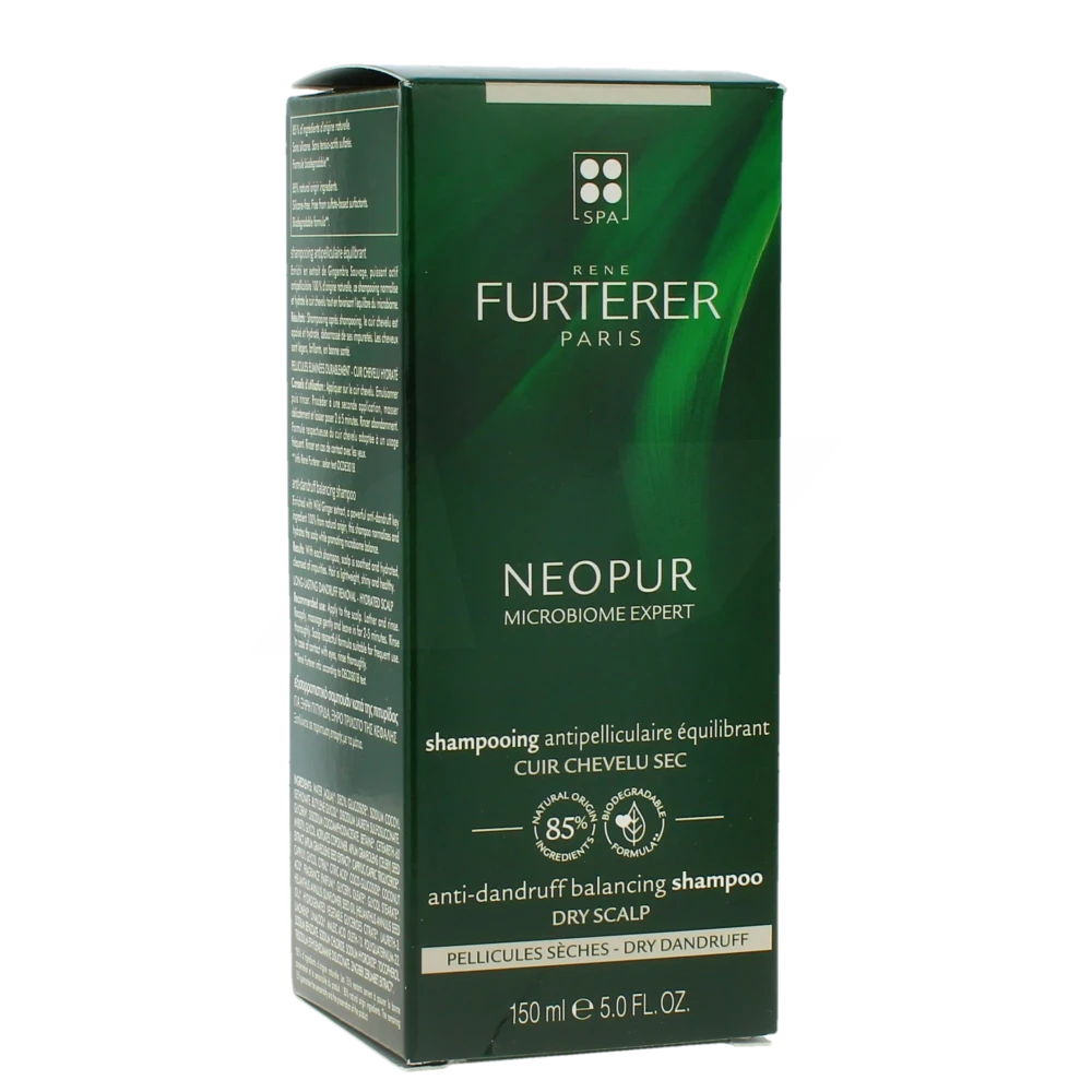 René Furterer Neopur Shampoing Antipelliculaire équilibrant Pellicules Sèches Tube De 150 Ml