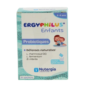 Nutergia Ergyphilus Enfants Défenses Naturelles Des Enfants Poudre 14 Sachets De 2 G