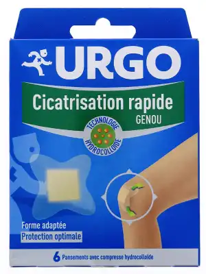 Pansement Cicatrisation Rapide Urgo Genoux X 6 à BOURG-SAINT-MAURICE