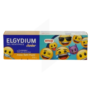 Elgydium Junior Emoji Fa Pâte Dentifrice Tutti Frutti T/50ml