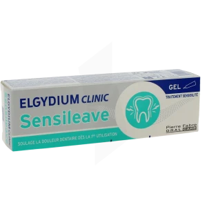 Elgydium Clinic Sensileave Gel Dent Dents Sensibles Hypersensibilité Dentaire T/30ml