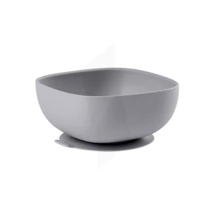 Beaba Bol Ventouse Silicone Grey