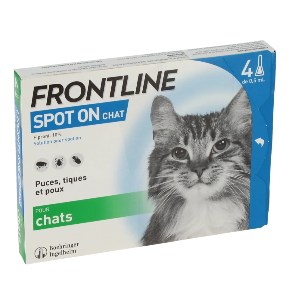 Frontline Spot On Chat, Solution Pour Spot-on