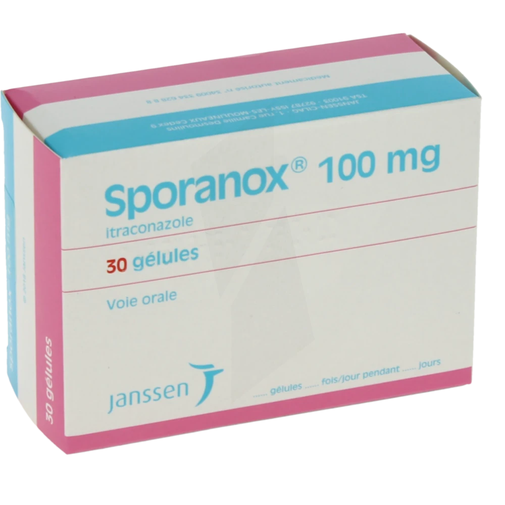 Sporanox 100 Mg, Gélule