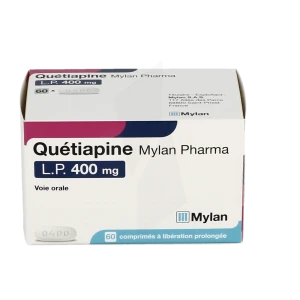 Quetiapine Viatris Lp 400 Mg, Comprimé à Libération Prolongée