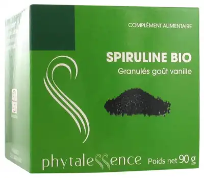 Phytalessence Premium Granulés Spiruline Bio 90g à Saint-Calais