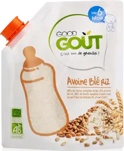 Good Goût Alimentation Infantile Avoine Blé Riz Sachet/200g à Lavernose-Lacasse