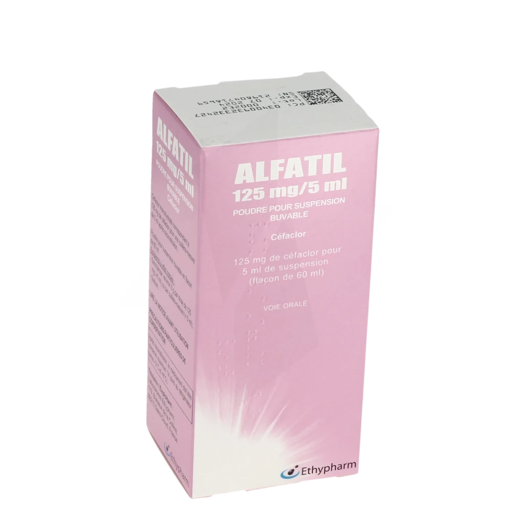 Alfatil 125 Mg/5 Ml, Poudre Pour Suspension Buvable