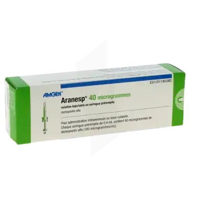 ARANESP 40 microgrammes, solution injectable en seringue préremplie