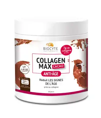 Biocyte Collagen Max Cacao Poudre Pour Boisson 20 Doses/13g à ANDERNOS-LES-BAINS