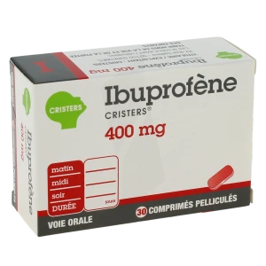 Ibuprofene Cristers 400 Mg, Comprimé Pelliculé