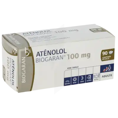 Atenolol Biogaran 100 Mg, Comprimé Sécable à RUMILLY