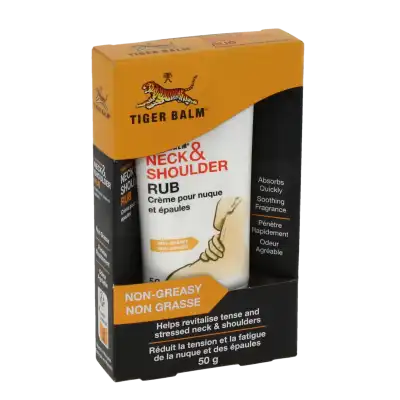 Tiger Balm Crème Pour Nuque Et épaules 50g à Drocourt