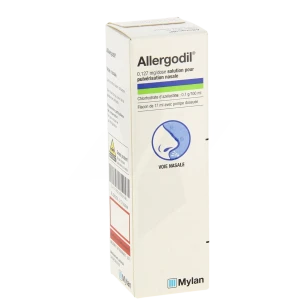 Allergodil 0,127 Mg/dose, Solution Pour Pulvérisation Nasale
