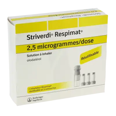 Striverdi Respimat 2,5 Microgrammes/dose, Solution à Inhaler à Saint-Médard-en-Jalles