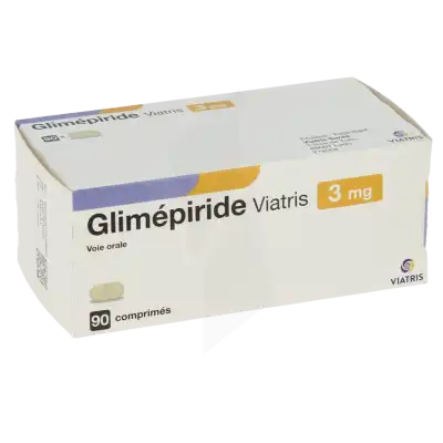 Glimepiride Viatris 3 Mg, Comprimé à SAINT-PRIEST