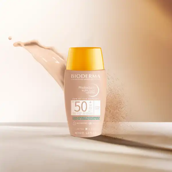Bioderma Photoderm Nude Minéral Spf50+ Protection Solaire Teinté Claire 40ml