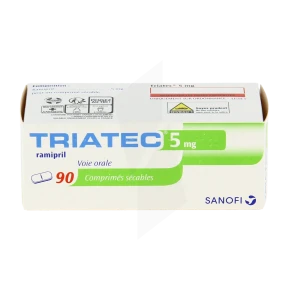 Triatec 5 Mg, Comprimé Sécable