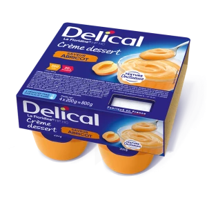 Delical Crème La Floridine Hp Hc Nutriment Abricot 4pots/125g
